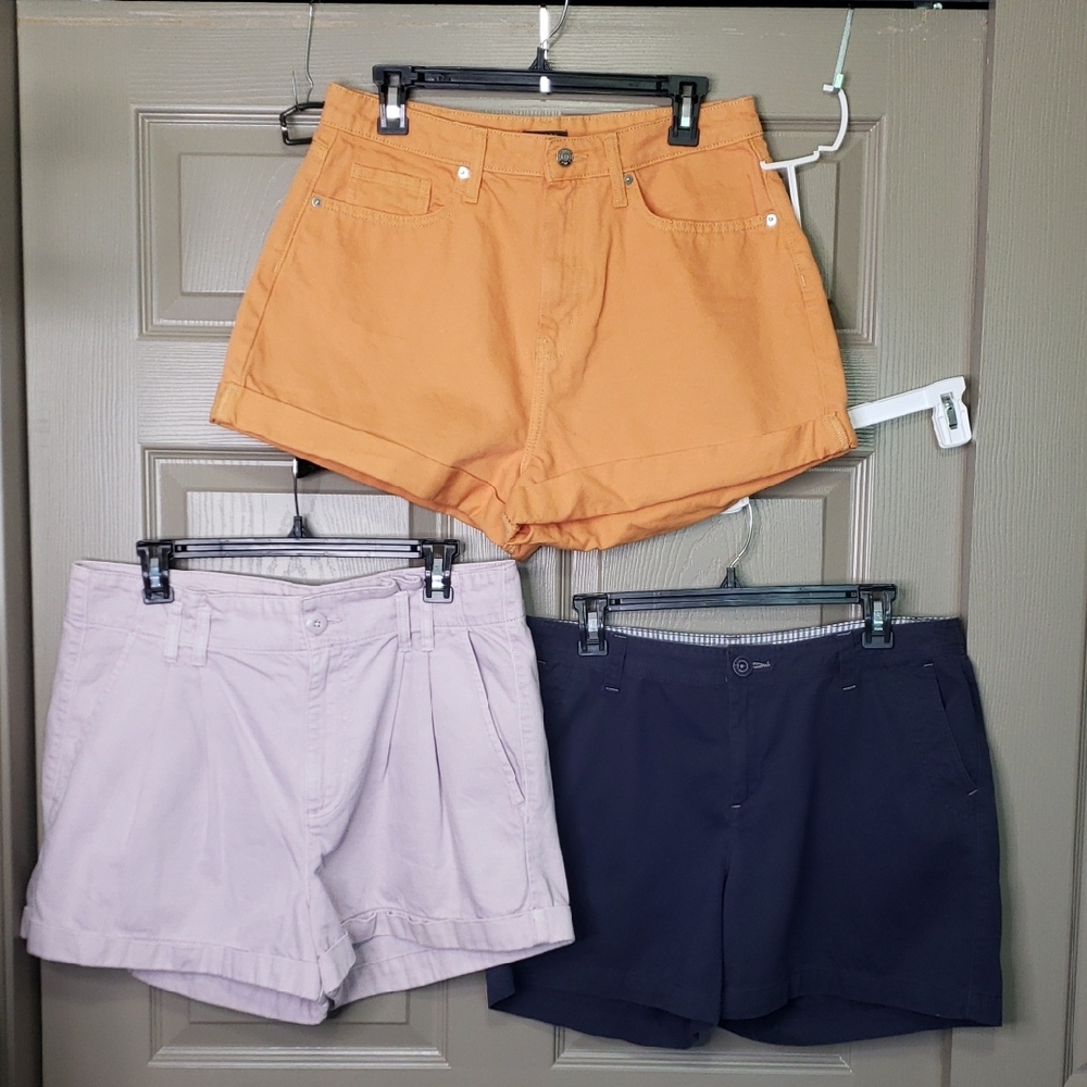 Lot Of 3 Wild fable~American Eagle~NWOT Natural Reflection Shorts Size 12-31